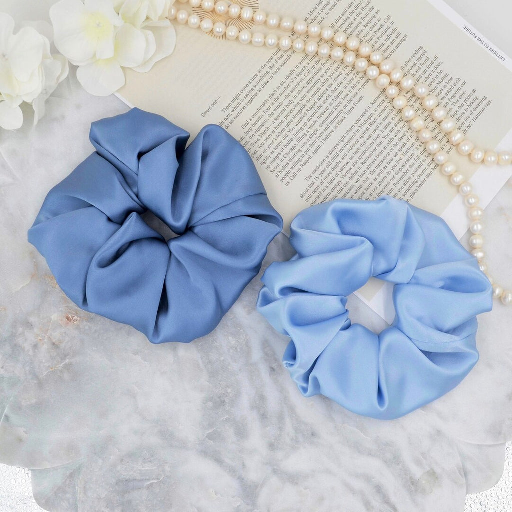 Jumbo Silk Scrunchie on hair