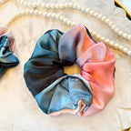 Rainbow Ombre Jumbo Silk Scrunchie