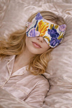 Silk sleep mask detail