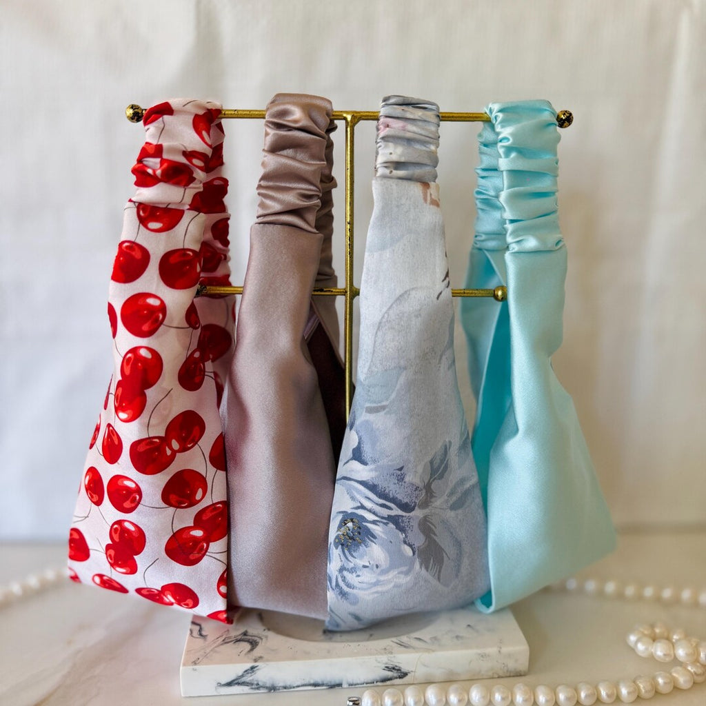 Satin Silk Headband Frizz-Reducing