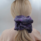 Oversized Silk Scrunchie on hair