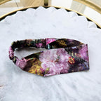 Floral Silk Scrunchie detail