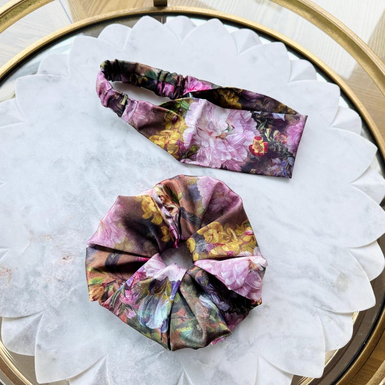 Floral Silk Headband