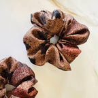 Geometric Xiangyun Silk Scrunchie