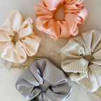 Pastel Neutral 22 Momme Silk Scrunchie