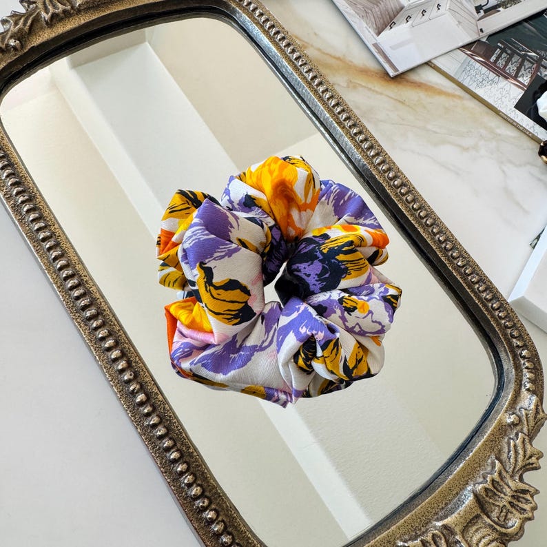 Colorful Floral Silk Headband