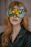 Citrus Print Mulberry Silk Sleep Mask