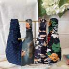 Wide Satin Silk Headband floral print