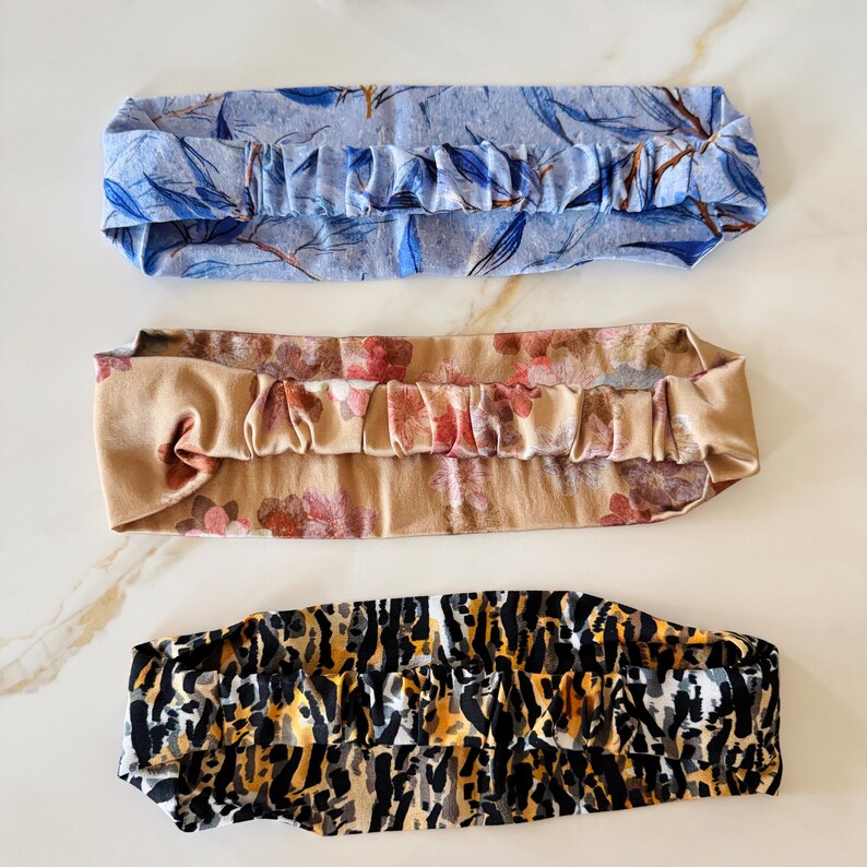 Silk Headband on hair